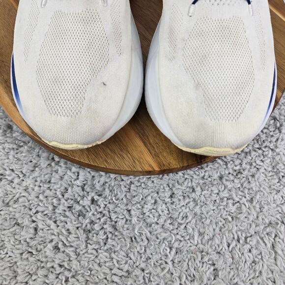 Brooks Glycerin StealthFit 21 White Marshmallow Blue Gym Running Shoe Mens 13 D - Picture 6 of 13